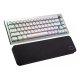 Teclado Mecanico Cooler Master Ck721 Sktm1 Us Brown Blanco