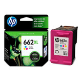 Cartucho De Tinta Hp 662xl Tricolor Original Cz106al