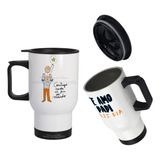 Mug Vaso Termico Viajero Para Carro Regalo Papá Padre 33