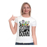 Camiseta Feminina System Of A Down Roupas Femininas Rock