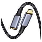 Cable Alargador Extensión Usb C 3.1 / 10gbps / Largo 1 Metro