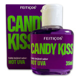 Gel Beijável Massagem Íntimo Candy Kiss Hot Uva 35ml