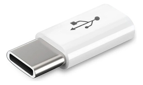 Adaptador Ficha Micro Usb Hembra A Usb Tipo C Macho