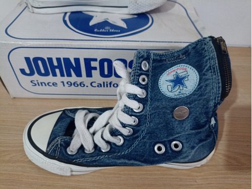 Zapatillas John Foos Denin Edición Especial ( Jean) Talle 35