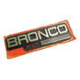 Emblema, Ford Bronco Xlt Ford Bronco