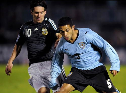 Camiseta Afa Selección Argentina Messi 2009 Azul Suplente 10