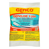 Kit C/ 50 Cloro Piscina Pastilha Estabilizada T200g Genco