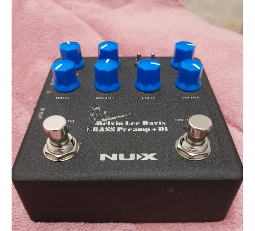 Pedal Nux Melvin Lee Davis Preamp E Di Para Baixo Nbp5