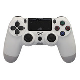 Joystick Inalambrico Ps4 Blanco Double Motor Soy Gamer