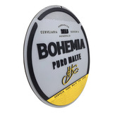 Placa Decorativa Cerveja Bohemia 3d Relevo Bar Restaurante