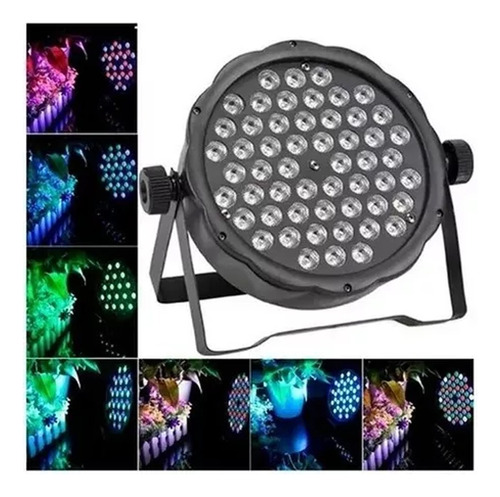 Luz Proton Audioritmico Profesional Dj Fiesta Par 54 Led Rgb