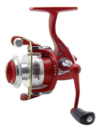 Molinete Maruri Joker 800 Vermelho 4 Rol Drag 4kg Ultralight