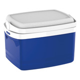 Caixa Termica 12 Litros Cooler Bebidas Azul Soprano