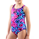 Malla Natacion Niña Anticloro® Antideslizante Speed Enteriza