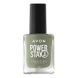 Avon - Power Stay - Esmalte Gel - Diversas Cores Cor Verde Oliva