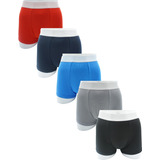 Pack 3. Boxer Short Corto Marca Qikun. Sin Diseño. Algodón.