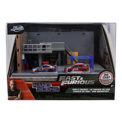 Nano Scene Diorama Han's Garage Reto Tokio Rapido Y Furioso | Envío gratis