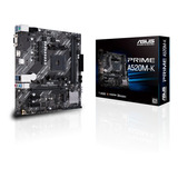 Placa Madre Asus Prime A520m-k, Socket Am4, Micro-atx, Ddr4