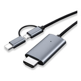 Cabo Hdmi Para Espelhar Celular Na Tv Miracast Ld39