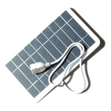 Cargador Solar De Silicona Para Acampar, Banco Impermeable P