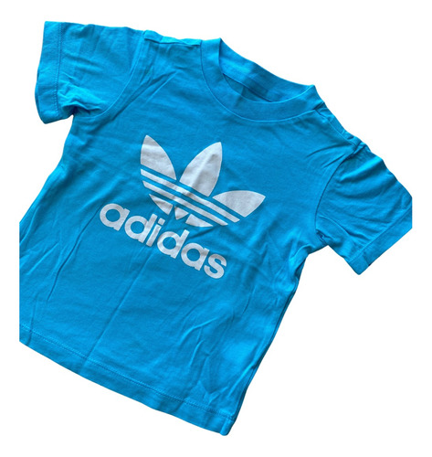 Remera adidas Unisex Niño Semi Nueva Talle3 Algodon Original