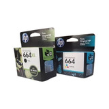 Kit 2 Cartuchos Hp 664xl Preto 664 Color (originais Mesmo)