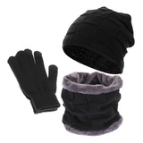 Set De Guantes Para Bufanda Beanies, Gorro De Punto, Calenta