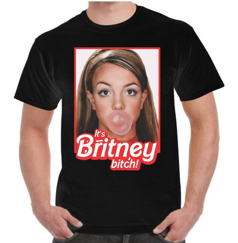 Playera Britney Spears Retro Dtf Negra