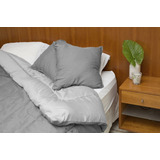 Acolchado Karina Echt Otoman+almohadon King Gris 270x250