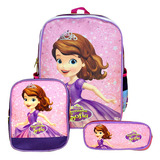 Mochila Infantil Menina Princesinha Sofia Disney Passeio