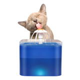 Bebedero Fuente Gatos Gatitos Agua Fresca Luz Led 2 Lt