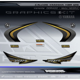 Calcos Yamaha Ybr 125 - Variante Dorado - Insignia Calcos