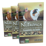 Ração Nutrópica Porquinho Da Índia Muesli 500g (kit Com 3 )