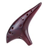 Ocarina Beginner Ceramic 12 Hoyos, Estilo Musical Submarino