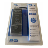 Hub Multipuertos Usb 3.0 4 Puertos De Alta Velocidad