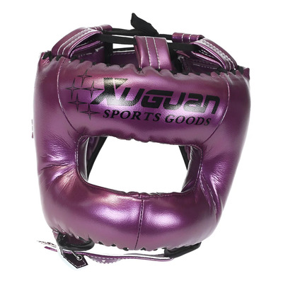 Casco De Boxeo, Entrenamiento De Mma, Acolchado Púrpura M .
