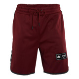 Short Men Burgundy Black Banda Black