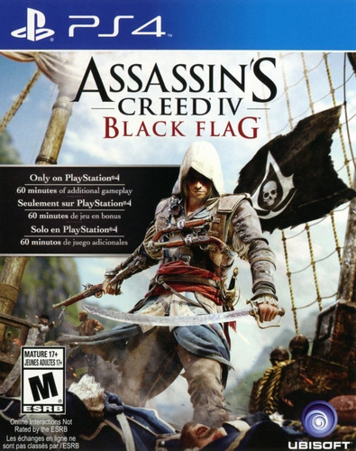 Jogo Assassins Creed Black Flag Ps4 Mídia Física Frete Gráts