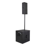 Sistema Ativo Line Array E Sub 15 Vert 3000 750w Rms Donner Cor Preto 110v 220v (bivolt)