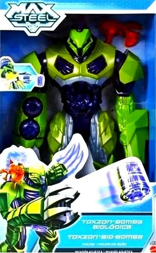 Max Steel Vintage Toxzon Bio Bomba N.u.e.v.o.colección+regal