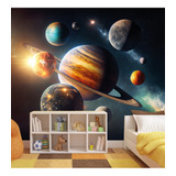 Vinilo Decorativo Foto Mural Papel Tapiz Planetas Universo