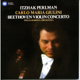 Itzhak Perlman Beethoven Conciert Violin Cd Importado