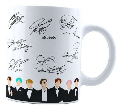 Taza Grupo Bts O Tu Artista Favorito Personalizada