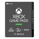 Xbox Game Pass Ultimate 12 Meses - 25 Dígitos Xbox One, S/x