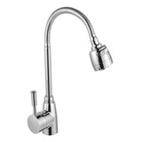 Llave Mezcladora Monomando Flexible De Agua Para Cocina 9910