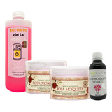 Crema Rosa Mosqueta 2 Pzs + Agua De Rosas + Aceite Rosa M