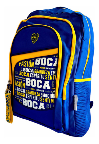 Mochila Oficial Boca Juniors 17l Urbana Grande Calidad ++