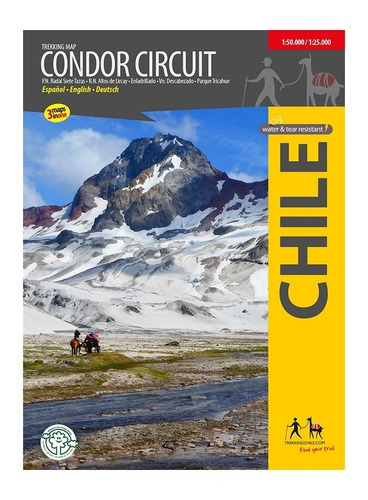 Zona Central - Mapa Trekking Chile / Condor Circuit