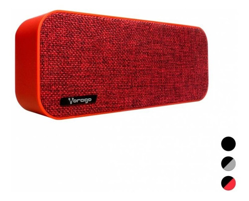 Bocina Portátil Bluetooth Vorago Bsp-150 - Rojo