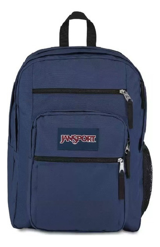 Mochila Jansport Big Student Color Navy Diseño De La Tela Liso